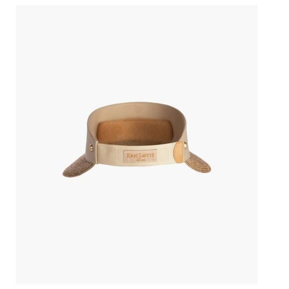 ERIC JAVITS Champ packable women's visor with UPF 50+ NATURAL (No forehead pad) - Picture 2 of 11